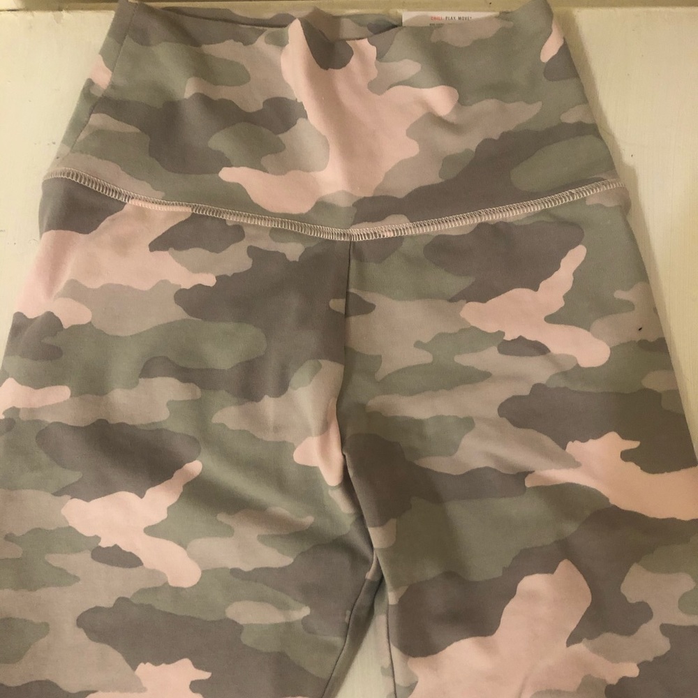 Aerie pink camp bike shirt